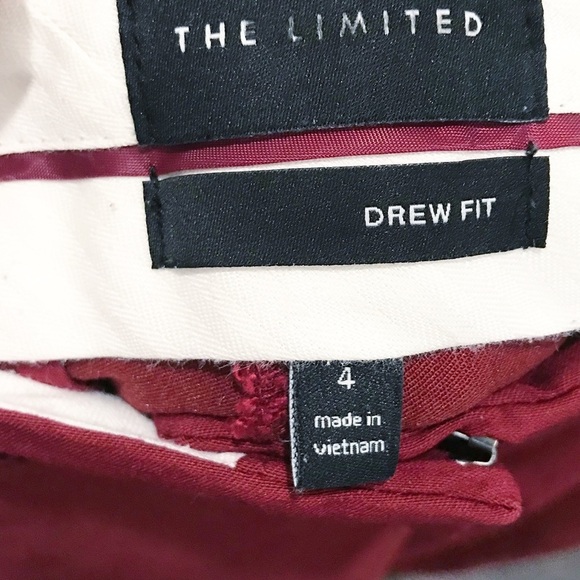 Women’s Burgundy Dress Pants-Sz 4 - Picture 4 of 8